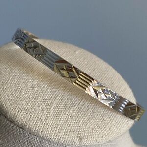 Sterling Silver Vintage Bangle Bracelet